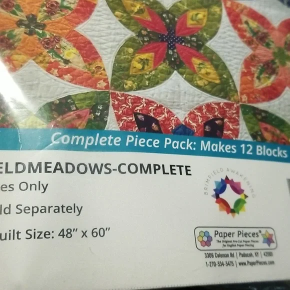 Brimfield Meadows Quilt Pattern Pack NWTS